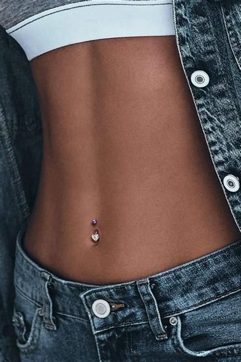 types of belly button rings